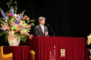 御祝辞　常盤　豊　文部科学省高等教育局長（松野　博一　文部科学大臣代理）